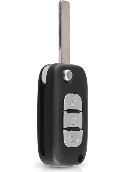 HU83 3 Düğme Stili Keyyou Düğmeler Uzaktan Çevirme Araba Anahtarı Kabuk Kılıf Fob Kapak Renault Clio Megane Kangoo 2 Modus HU83 Bıçak Araba Aksesuarları (Yurt Dışından)