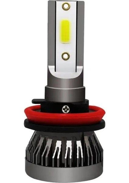 12000LM Tarzı 6000K Soğuk Beyaz 1 Adet Süper Parlak LED H4 H7 Araba Far Dönüşüm Cob Ampul 90 W Lm Yüksek Powek H1 H11 Beyaz Işık Lambası (Yurt Dışından)