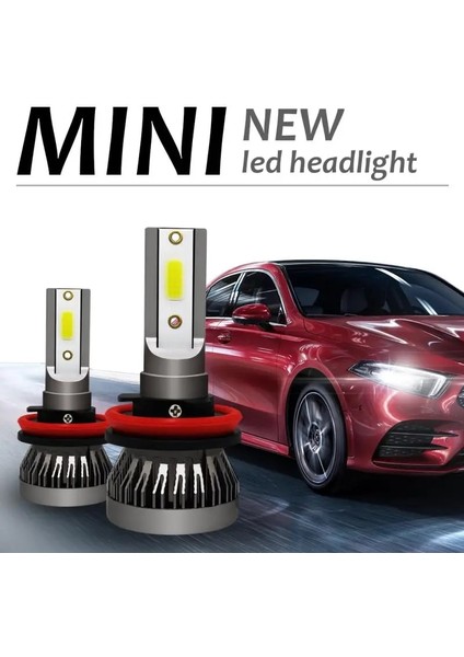 12000LM Tarzı 6000K Soğuk Beyaz 1 Adet Süper Parlak LED H4 H7 Araba Far Dönüşüm Cob Ampul 90 W Lm Yüksek Powek H1 H11 Beyaz Işık Lambası (Yurt Dışından) fiyatları