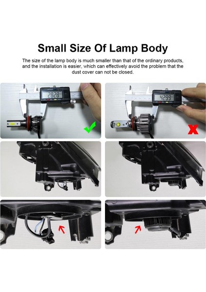 12000LM Tarzı 6000K Soğuk Beyaz 1 Adet Süper Parlak LED H4 H7 Araba Far Dönüşüm Cob Ampul 90 W Lm Yüksek Powek H1 H11 Beyaz Işık Lambası (Yurt Dışından) indirimleri