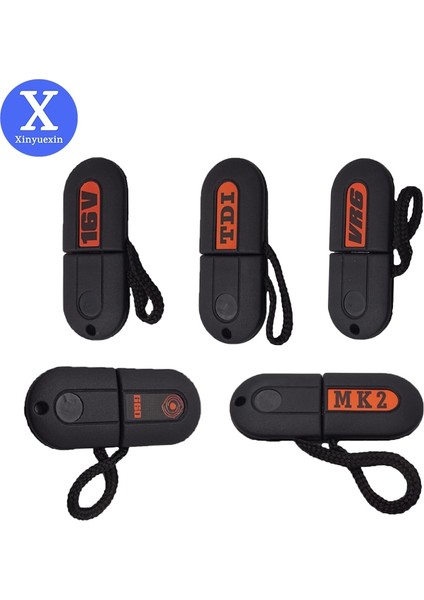 16V Tarzı Metal Anahtar Yok Xinyuexin Hap Anahtar Kabuk Fob Vw Için Fit 16V Vr6 Tdı Mk2 Golf G60 Anahtar HU49 Kesilmemiş Bıçak ile LED Aydınlatma Anahtarı Hiçbir Logo Araba Styling (Yurt Dışından)