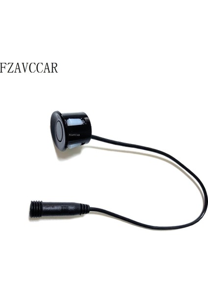 22 mm Tarzı 1 Adet Gümüş 1 Parça Kablo Blackwhitesilver Araba Ters Radar Park Su Geçirmez Sensör Ses Uyarı Göstergesi Prob Sistemi (Yurt Dışından)
