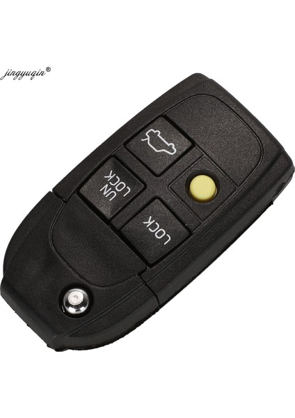 3 Düğme Yükseltme Stili Jingyuqin Düğmeler Uzaktan Çevirme Katlanır Anahtar Kabuk Volvo XC70 XC90 V50 V Yeni Yedek Fob Araba Anahtarı Durum (Yurt Dışından) fırsatları