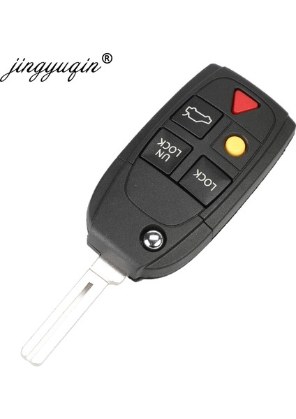 3 Düğme Yükseltme Stili Jingyuqin Düğmeler Uzaktan Çevirme Katlanır Anahtar Kabuk Volvo XC70 XC90 V50 V Yeni Yedek Fob Araba Anahtarı Durum (Yurt Dışından) indirimleri