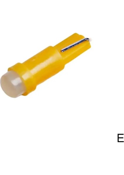 Sarı Ar Iç T5 LED 1 Smd Dc 12V Işık Seramik Pano Göstergesi Enstrüman Seramik Araba Oto Yan Kama Işık Lambası Ampul N6 (Yurt Dışından)