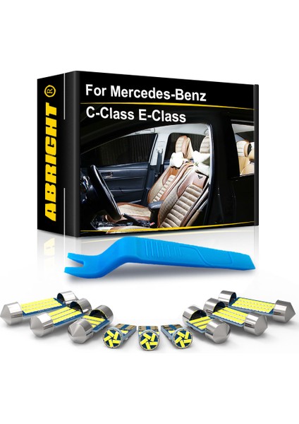 C207 COUPE-10PC Stili 6000K Beyaz Araba LED Iç Işık Canbus Mercedes Benz Ce Sınıfı W202 W203 W204 W205 W210 W211 W A207 Oto Aksesuarları Aydınlatma (Yurt Dışından) fırsatları