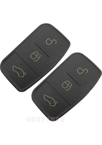 Okeytech Yedek Anahtar Sert Onarım 3 Düğme Ford Focus Fiesta C Max S Max Galaxy Uzaktan Çevirmeli Anahtar Kabuk Kılıf (Yurt Dışından)