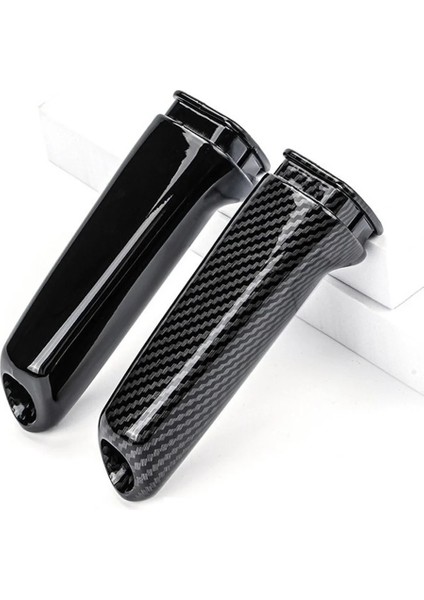 Karbon Desenli Wlogo Stili Bmw E46 E90 E92 E60 E39 F30 F34 F10 F20 Aksesuarları Evrensel Karbon Fiber Desen Araba El Freni Sapları Kapak Iç Trim (Yurt Dışından)