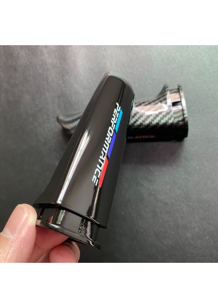 Karbon Desenli Wlogo Stili Bmw E46 E90 E92 E60 E39 F30 F34 F10 F20 Aksesuarları Evrensel Karbon Fiber Desen Araba El Freni Sapları Kapak Iç Trim (Yurt Dışından)
