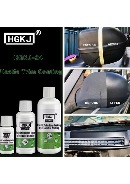 Yenileme 10ML Tarzı Plastik Dış Iyileştirme Restoratör Uzun Ömürlü Temizleyici Hgkj 24 Araba Için Plastik Yenileyici Temizleme Plastik Temizleme Ürünü (Yurt Dışından) fiyatları