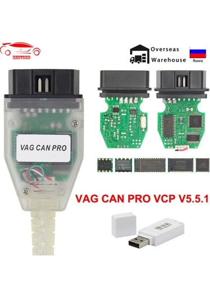 Dongle Stili ile Vag Can Pro Vcp V Ftdı Vag Obd 2 Obd2 Otomatik Teşhis Aracı Arayüzü Com USB Kablosu Audıvw Için Can Bus Uds K Hattı K-Hattı (Yurt Dışından)