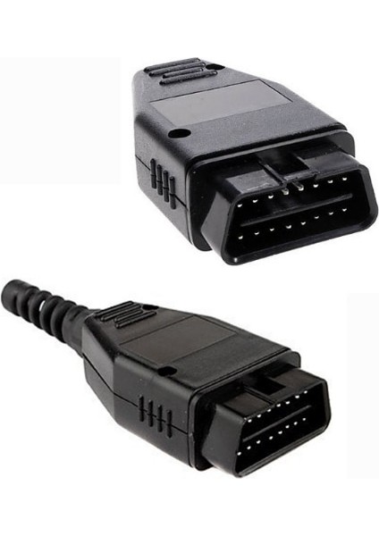 Obd Erkek Konnektör Araba Obd Kabuk Fişi + Muhafaza + Sr + Vidalar (Yurt Dışından)