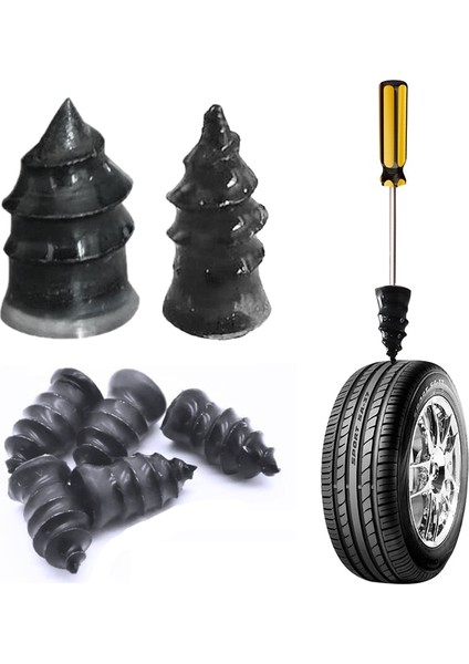 5 Adet 6.8mm Tarzı Motosiklet Vakum Lastik Tamir Çivileri Tahribatsız Hızlı Lastik Tamir Filmi Çivi Araba Bisiklet Kauçuk Çivi Lastik Tamir Araçları (Yurt Dışından)
