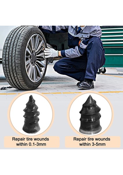 5 Adet 6.8mm Tarzı Motosiklet Vakum Lastik Tamir Çivileri Tahribatsız Hızlı Lastik Tamir Filmi Çivi Araba Bisiklet Kauçuk Çivi Lastik Tamir Araçları (Yurt Dışından)