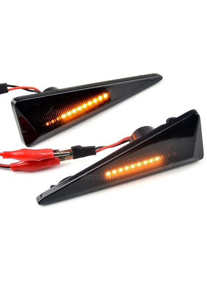 Kristal Beyazı Ar Dinamik LED Yanıp Sönen Dönüş Sinyali Yan Işaret Lambası Renault Mk4 Vel Satis Rüzgar Avantime Megane 2 Sce Espace 4 (Yurt Dışından)
