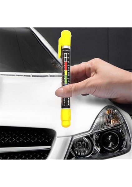 Sarı Stil Araba Boyası Kalınlık Test Cihazı Kalem Araba Lak Test Cihazı Bit Otomatik Verf Dikte Boya Kalınlık Ölçer Ölçer Crash Controleren Manyetische Ipucu (Yurt Dışından)