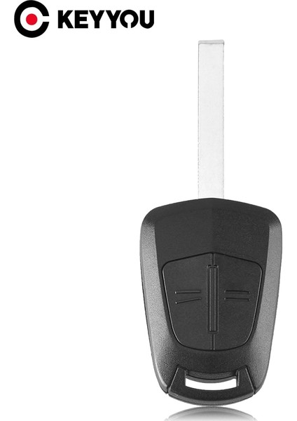 Keyyou Yedek 2 Düğme Uzaktan Araba Anahtarı Durum Kabuk Vauxhall Opel Astra Corsa Agila Meriva Insignia Anahtar Kapak HU100 Bıçak (Yurt Dışından)