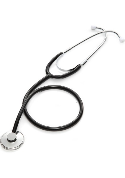 Siyah Stil Çift Kafa Stetoskop Profesyonel Kardiyoloji Stetoskop Doktor Tıbbi Ekipman Öğrenci Veteriner Hemşire Cihazları Aksesuar Kiti (Yurt Dışından)