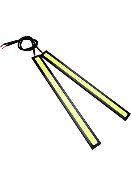 6000-8000K Tarzı Yeşil 2x 17CM Cob Drl LED Gündüz Çalışan Işık LED Şerit Işık Dış Atmosfer Lambası Araba Sis Ampul Su Geçirmez Beyaz Kırmızı Sarı 12V (Yurt Dışından) fırsatları