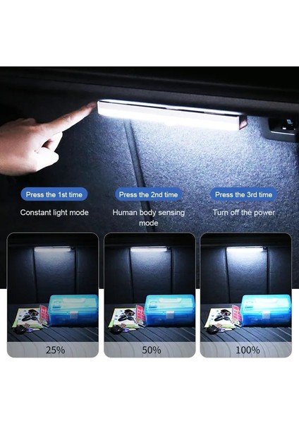 6led 1 Adet Manyetik Araba Tavan Işık Led'leri Şarj Edilebilir Iç Aydınlatma Ayak Gövdesi Için USB Insan Vücudu Indüksiyon Işıkları Çok Fonksiyonlu (Yurt Dışından) indirimleri