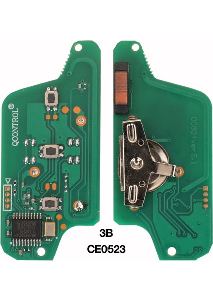 CE0523 Pcb Stili Fsk Modülasyonu Jingyuqmhz ID46 Sormak Fsk Araba Anahtarı Için Peugeot Partner Uzaktan Anahtar 3 Düğme CEE0536 (Yurt Dışından)