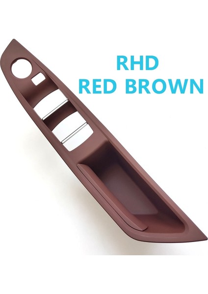 Rhd Kırmızı Kahverengi Lhd Rhd Iç Kapı Çekme Kolu Kol Dayama Paneli Trim Bmw 5 Serisi F10 F11 F Için Ayna Katlama Düğmesi Yok (Yurt Dışından)
