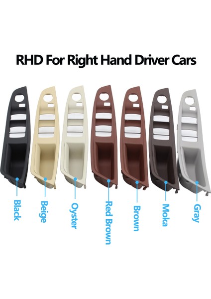Rhd Kırmızı Kahverengi Lhd Rhd Iç Kapı Çekme Kolu Kol Dayama Paneli Trim Bmw 5 Serisi F10 F11 F Için Ayna Katlama Düğmesi Yok (Yurt Dışından) fırsatları