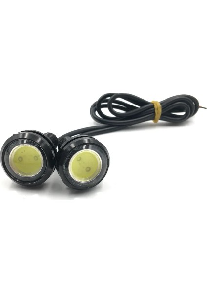 12V Tarzı Mavi 2x W Beyaz Kırmızı Sarı Buz Mavisi Araba LED Kartal Göz Işık Sis Ters Sinyal Gündüz Çalışan Ampul Lambası 12V 24V (Yurt Dışından)