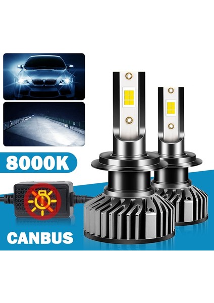 H7 Stili Canbus 8000K Canbus H4 Mini LED H7 H11 H1 Araba Far 110W 6000K 8000K H8 H9 LED Hb3 Hb4 Sis Ampulleri Araba Far Ampulleri (Yurt Dışından)