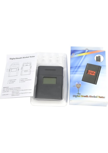 Moda Yüksek Doğruluk Mini Alkol Test Cihazı, Nefes Ölçer, Alkol Ölçer, Alcotest, Karayolu Teşhis Aracında Sürücü Güvenliğini Hatırlatır (Yurt Dışından) fırsatları