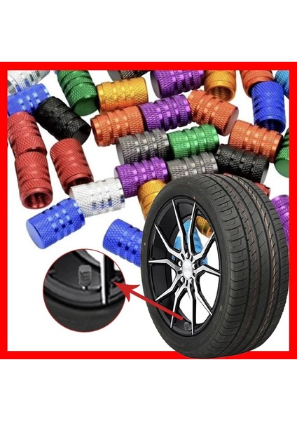Mor Tarzı Ar Lastik Valf Gövdeleri Kapaklar Tırtıllı Stil Lastik Valf Kapağı Alüminyum Lastik Tekerlek Mili Hava Valfi Kapağı Toz Geçirmez Jant Lastik Kapağı (Yurt Dışından) modelleri