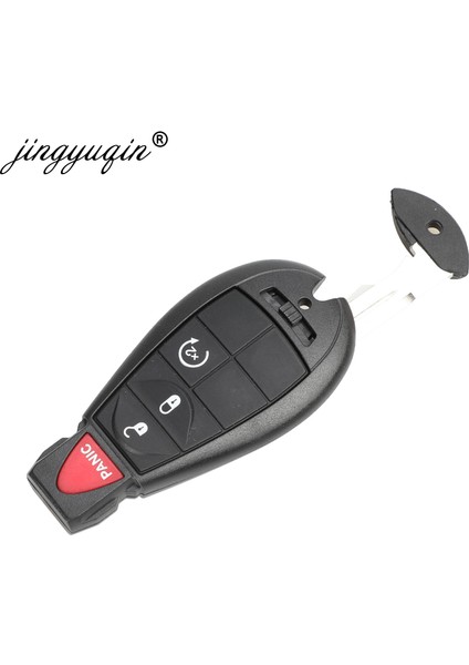 4 Düğme Stili Jeep Grand Cherokee Chrysle Town & Country Dodge Challenger Şarj Cihazı Journey Fob Için Uzaktan Kasa Akıllı Anahtar Shell Kılıf (Yurt Dışından) fırsatları