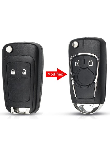 Model 9 Stili Opel Için Keyyou Chevrolet Cruze Aveo Lova Impala Epica Camaro Için Opel Zafira Astra Insignia Modifiye Flip Araba Uzaktan Anahtar Kabuk Kılıf (Yurt Dışından)