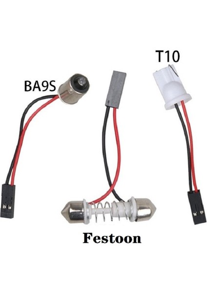 Buz Mavisi Tarzı 24 LED W LED Ampul C10W Festoon T10 W5W LED Işık Cob 12V 6500K Beyaz Araba Iç Kubbe Okuma Gövde Lambaları (Yurt Dışından)