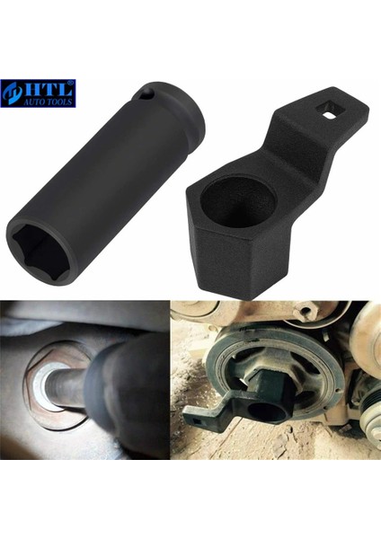 Honda Acura Motorları Için 50MM Krank Mili Krank Kasnağı Anahtarı Tutucu ve Harmonik Dengeleyici Soket (2 Adet) (Yurt Dışından) fiyatları