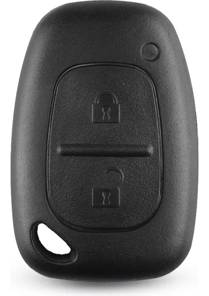 Bıçak Stili Olmadan Keyyou 2 Düğme Araba Anahtarı Kabuk Fob Kılıf Vauxhall Opel Vivaro Renault Movano Trafic Renault Kangoo Kesilmemiş NE73VAC102 Bıçak (Yurt Dışından)