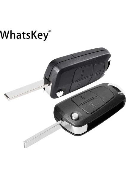 3 Düğme Whatskey Flip Anahtar Kabuk Opel Opel Astra J Corsa D Insignia Vectra C Zafira 2 Bnt Uzaktan Anahtar Kutu Kesilmemiş Bıçak Değiştirme (Yurt Dışından) fırsatları
