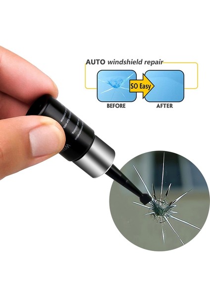 Beyaz Stil Araba Ön Cam Onarım Aracı Çatlak Geri Yükleme Kiti Mitsubishi Asx Lancer 10 Outlander Pajero Sport 9 L200 Colt Carisma Galant (Yurt Dışından) modelleri