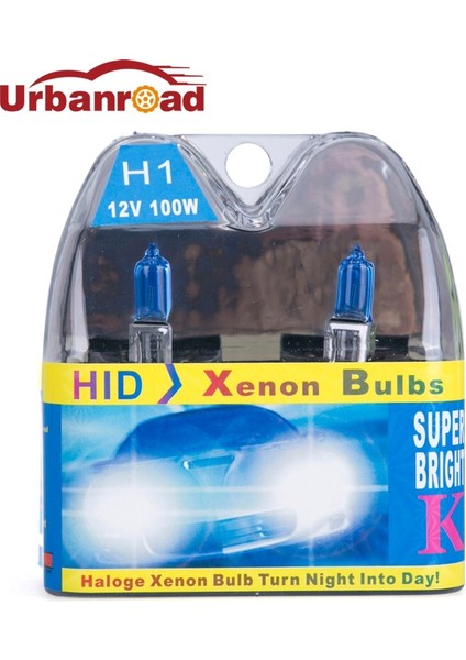 Araba 12V 100W H1 Halojen Lamk Beyaz Ampul Yüksek Güç Oto Araba Işık Kaynağı Otopark 6000K Halojen Ampuller Sis Lambası Far (Yurt Dışından)