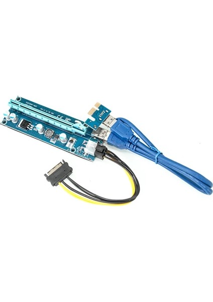 0,6 M Verı-E Yükseltici Kart 60CM USB 3.0 Kablosu Pcı Express Pcıe 1x - 16X Genişletici Sata Ekran Kartı Için (Yurt Dışından) fiyatları
