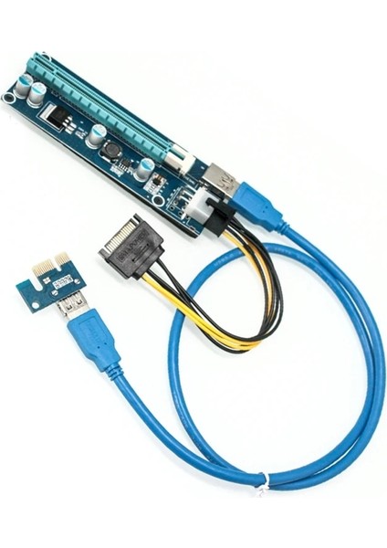 0,6 M Verı-E Yükseltici Kart 60CM USB 3.0 Kablosu Pcı Express Pcıe 1x - 16X Genişletici Sata Ekran Kartı Için (Yurt Dışından) modelleri