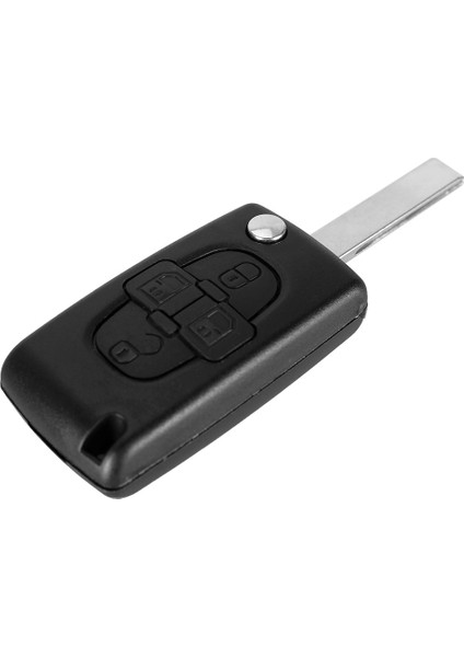 Va2 CE0536 Stili Keyyou 4 Düğmeler Flip Floding Uzaktan Anahtarlık Durumda Kabuk Fob Peugeot Citroen C8 Kesilmemiş Bıçak Oluk CE0523 (Yurt Dışından) modelleri