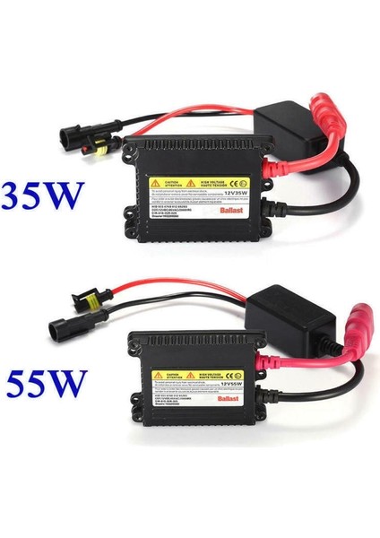 1 Adet 55W Balast DC12V Xenon Dijital Ince Balast Ateşleme Elektronik Balast H1 H3 H3C H H7 H (Yurt Dışından)