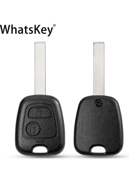 HU83 Bıçak Stili Whatskey 2 Buttomhz Uzaktan Araba Anahtarı Peugeot Partner Citroe VA2HU83 Bıçak ile ID46 Pcf (Yurt Dışından)