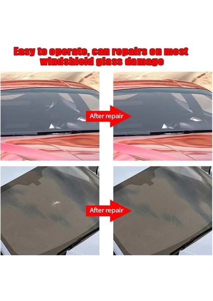 Siyah Stil Mitsubishi Motorlar Için Araç Ön Camı Çatlak Onarım Alet Takımı Asx Lancer x Outlander Xl Pajero Sport 4 L200 Carisma (Yurt Dışından) fırsatları