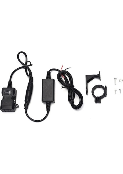 Telefon Motosiklet Gps Mp4 Çift USB Bağlantı Noktası 12V Su Geçirmez Gidon Için Motosiklet Şarj Adaptörü Güç Kaynağı Soketi (Yurt Dışından) fırsatları