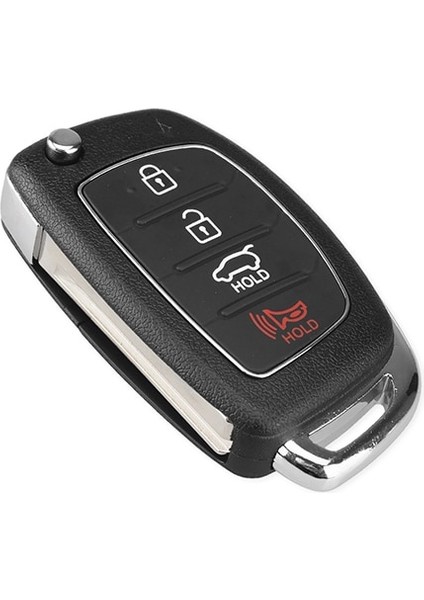2. Model Keyyou Hyundai Solaris IX35 IX45 Elantra Santa Fe Yeni Verna Düğmesi Araba Anahtarı Kabuk HY20 Uzaktan Anahtarlık Sağ Yan Bıçak (Yurt Dışından)