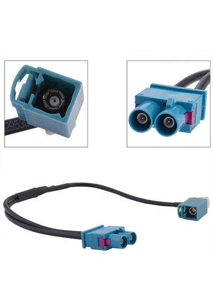Mavi Stil Speedwow Araba Anteni Sinyal Amp Güçlendirici Fakra Iı Radyo Anteni Güçlendirici Adaptörü ile 12 V Araba Aksesuarları Vw Skoda Audi (Yurt Dışından) modelleri