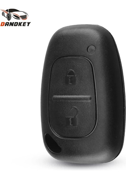 Dandkey 2 Düğme Uzaktan Araba Anahtarı Kabuk Renault Trafic Vauxhall Opel Master Vivaro Nissan Primastar Fob Kılıf Kapak Hiçbir Bıçak (Yurt Dışından)