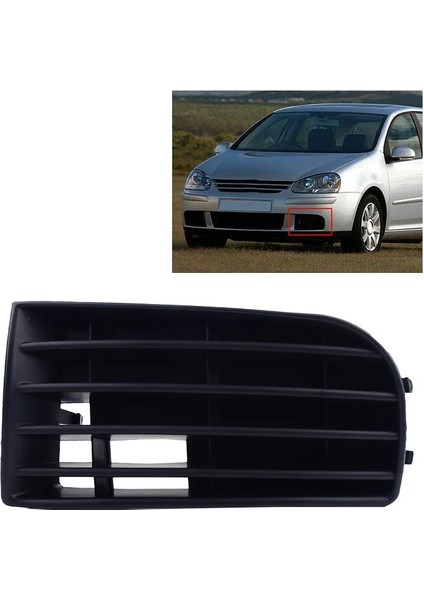 Araba Ön Tampon Alt Sol Sis Lambası Lamba Kapağı Grille Vw Golf 5 Mk5 1k A Için Fit (Yurt Dışından) fiyatları